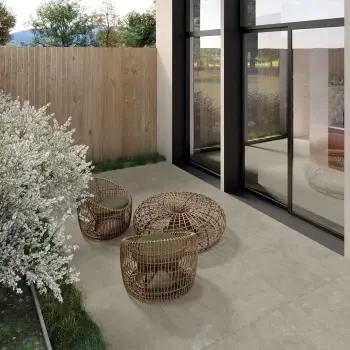 Blok Grey Limestone Effect Matt Italian Porcelain Tile 120x60cm