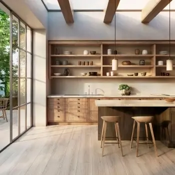 Taos Ash Grey Large Wood Effect Anti-Slip Matt Porcelain Tile 151x24cm