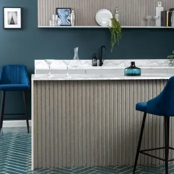 Trepanel® Ash on Grey Felt Acoustic Wood Wall Panels