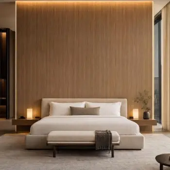 TrueTouch Lakefront Classic Walnut Composite Wall Panels