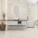 Fame Cream Onyx Marble Effect Large Satin Porcelain Tile 120x60cm