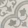 Cuban Silver Ornate Patterned Matt Porcelain Tile 22.3x22.3cm