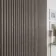 Trepanel Design® Silver on Dark Grey Felt Curve Acoustic Wall Panels