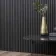 Trepanel® Chevron Noir Black Acoustic Wood Wall Panels