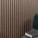 Trepanel Design® Smoked Oak Curve Acoustic Wood Wall Panels