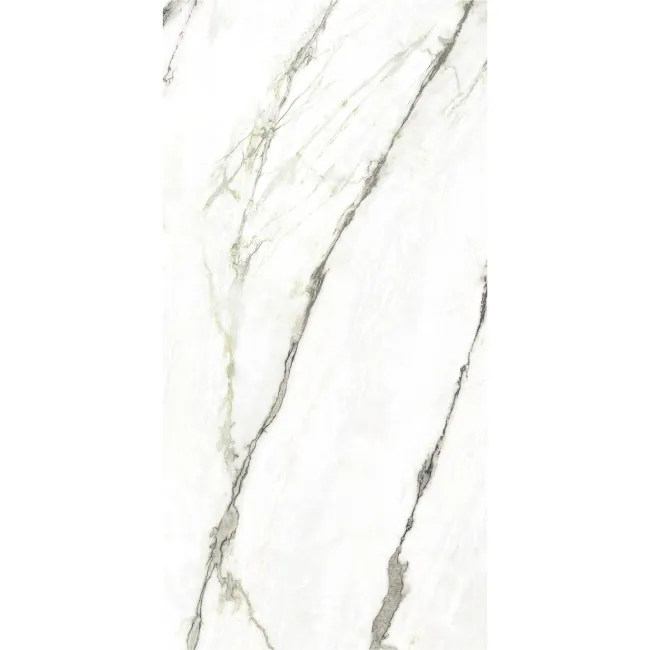 Macha Green Marble Effect Large Matt Porcelain Tile 120x60cm