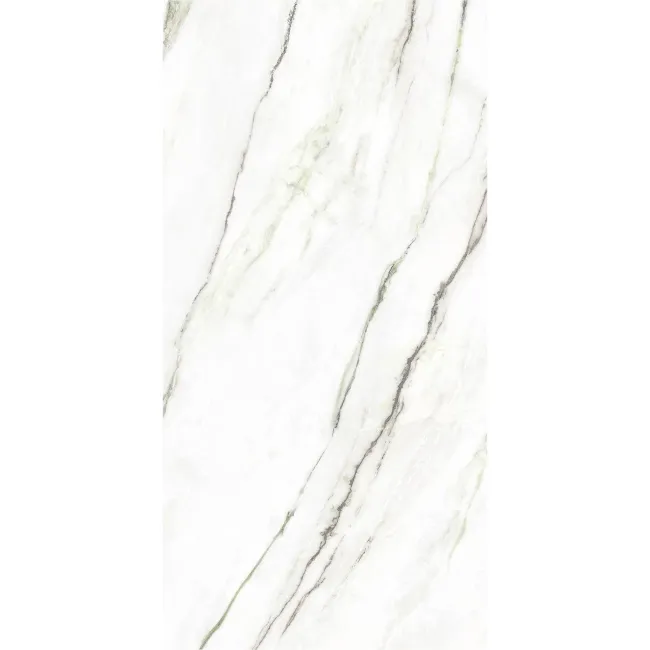 Macha Green Marble Effect Large Matt Porcelain Tile 120x60cm