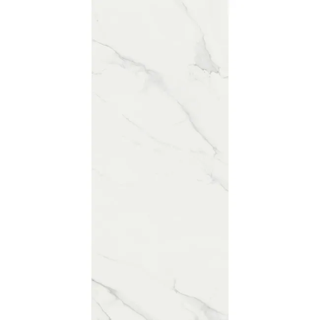 Lumiere White Marble Effect Large Matt Porcelain Slab 280x120cm