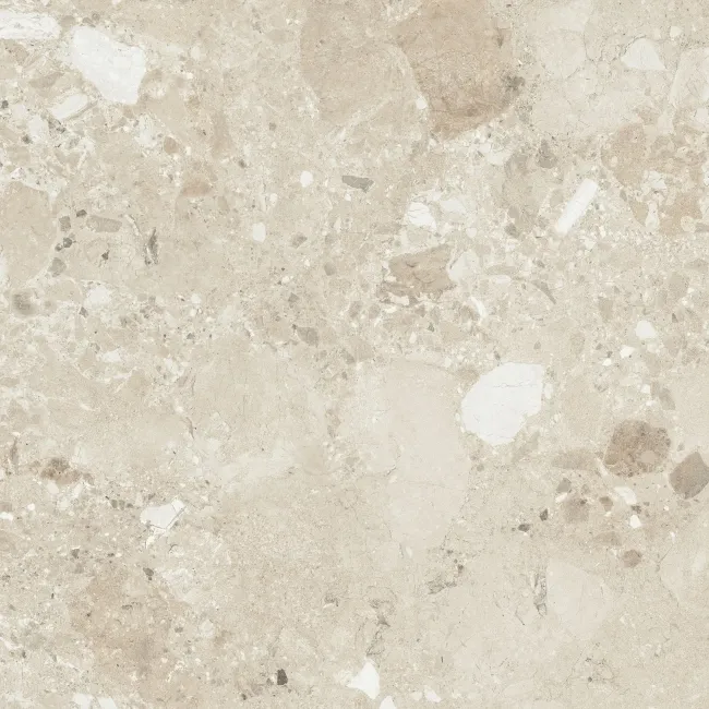 Ura Natural Terrazzo Effect Large Matt Porcelain Tile 120x120cm