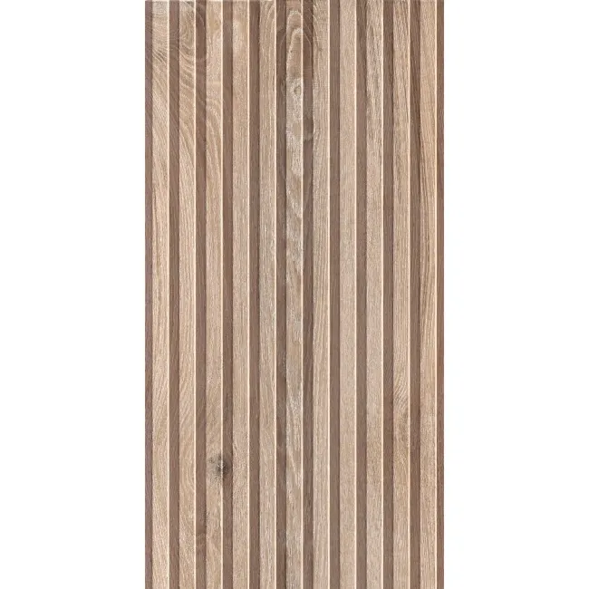 Dakaris Natural Oak Slatted Wood Effect Large Matt Porcelain Tile 120x60cm