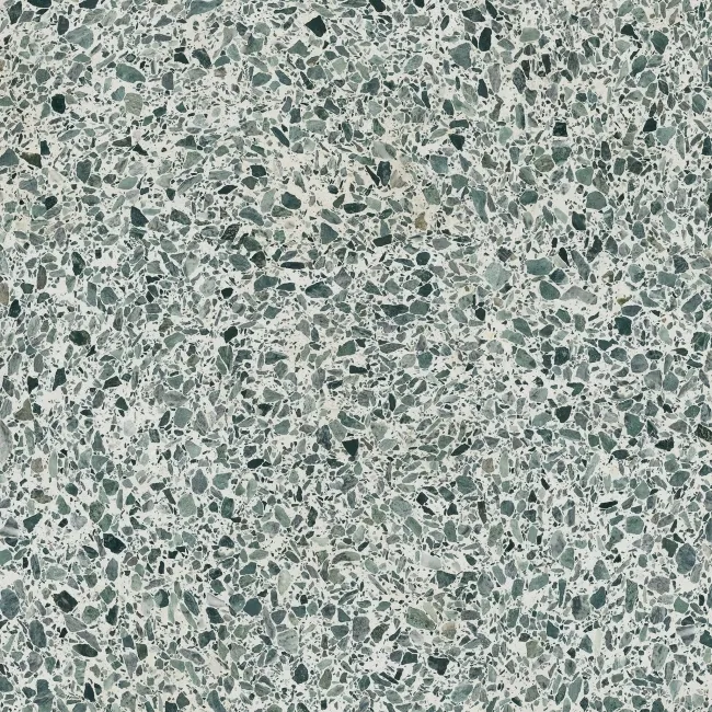 Nadine Green Terrazzo Matt Porcelain Tile 60x60cm