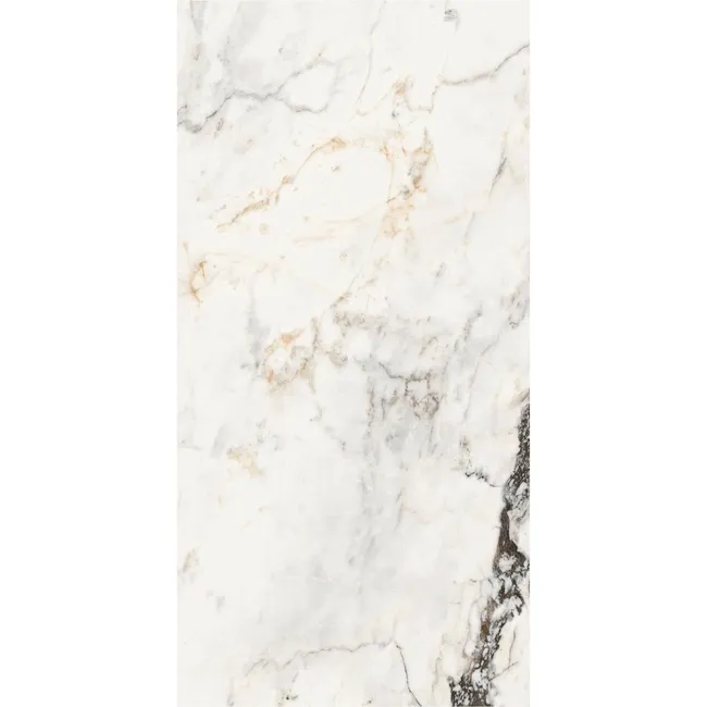 Paonazzetto White Marble Effect Italian Large Matt Porcelain Tile 120x60cm