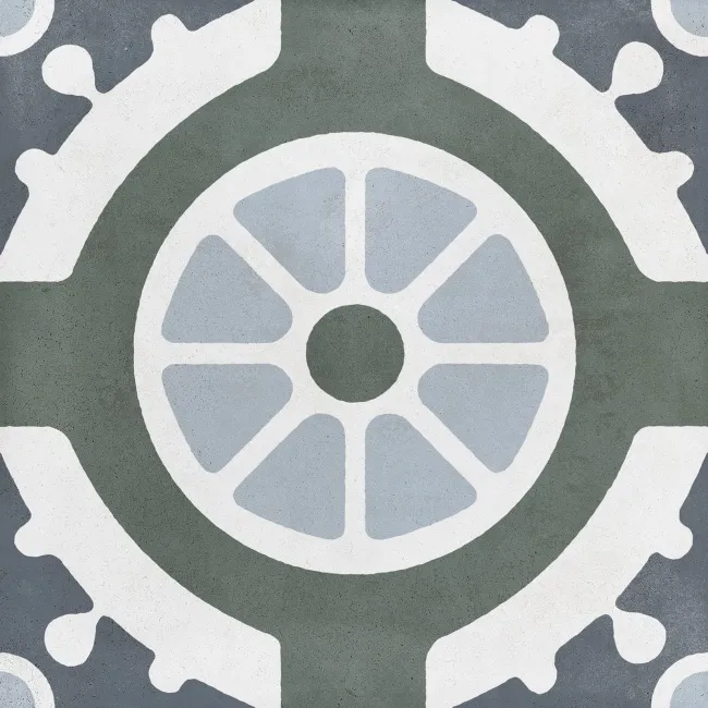Havana Patterned Matt Porcelain Tile 22.3x22.3cm