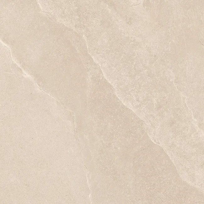 Alpen Beige Slate Effect Matt Italian Porcelain Tile 60x60cm