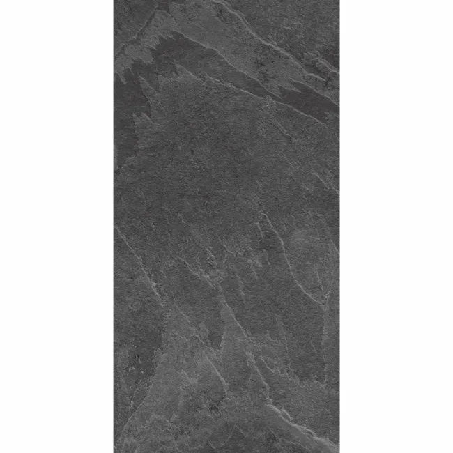 Colorado Anthracite Slate Effect Anti Slip Porcelain Tile 75x37cm