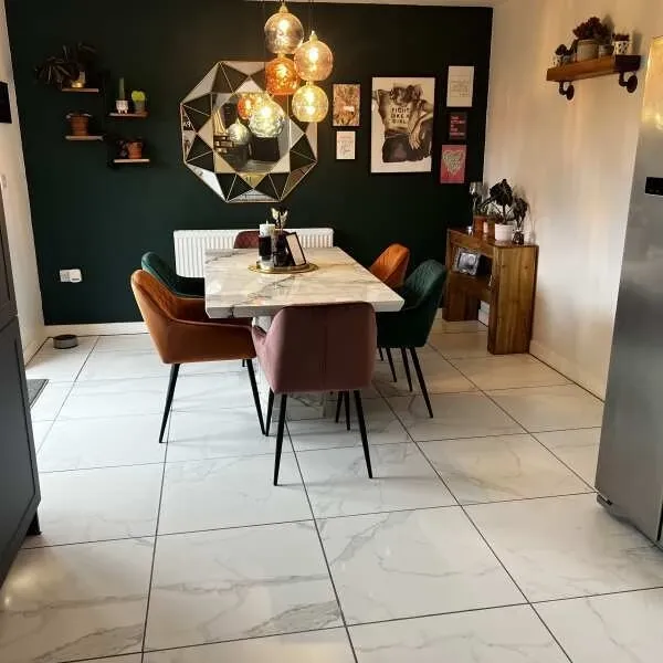 Carrara White Matt Marble Porcelain Tile 60.4x60.4cm