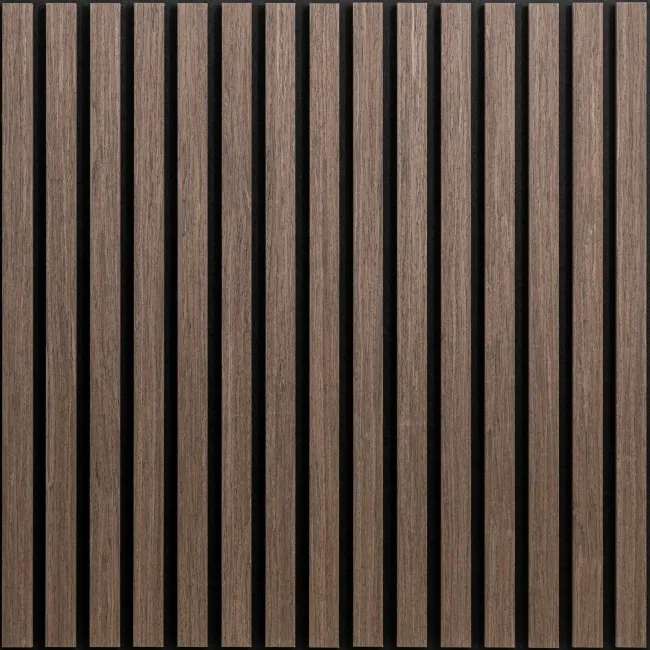 Trepanel® Walnut Brown Square Acoustic Wood Wall Panels