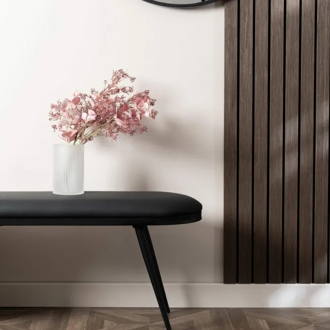 Trepanel® Walnut Brown Wide Slat Acoustic Wood Wall Panels