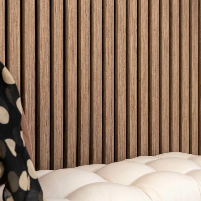 Trepanel® Smoked Oak Acoustic Wood Wall Panels