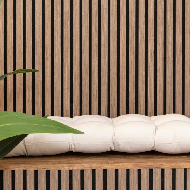 Trepanel® Smoked Oak Acoustic Wood Wall Panels
