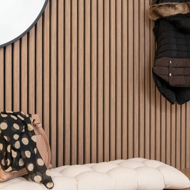 Trepanel® Smoked Oak Acoustic Wood Wall Panels