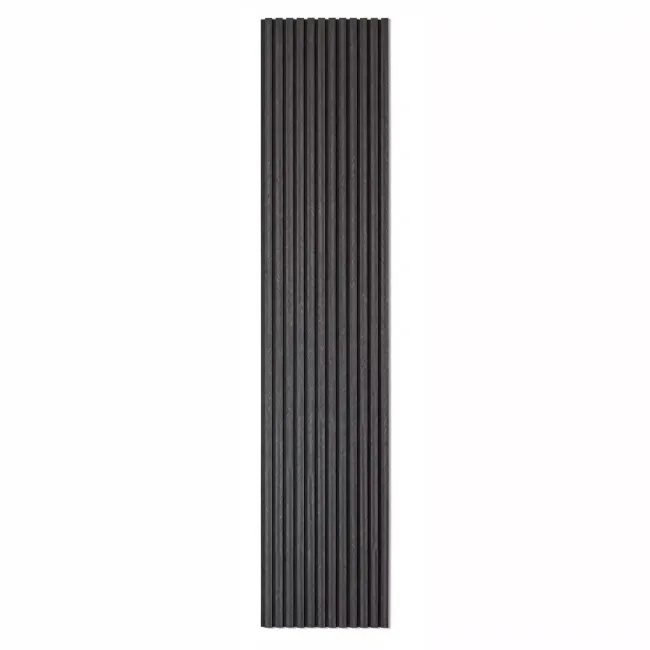 Trepanel® Chevron Noir Black Acoustic Wood Wall Panels