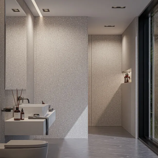 TrueTouch Terrazzo Gris Composite Wall Panels