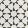 Cuban White Star Patterned Matt Porcelain Tile 22.3x22.3cm