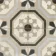 Osborne Grey Victorian Patterned Matt Ceramic Floor Tile 45x45cm