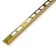 8mm Polished Gold Aluminium L shape Profile Trim