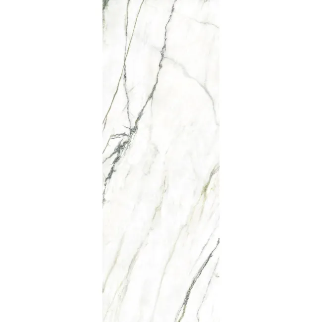 Macha Green Marble Effect Large Matt Porcelain Slab 275x100cm