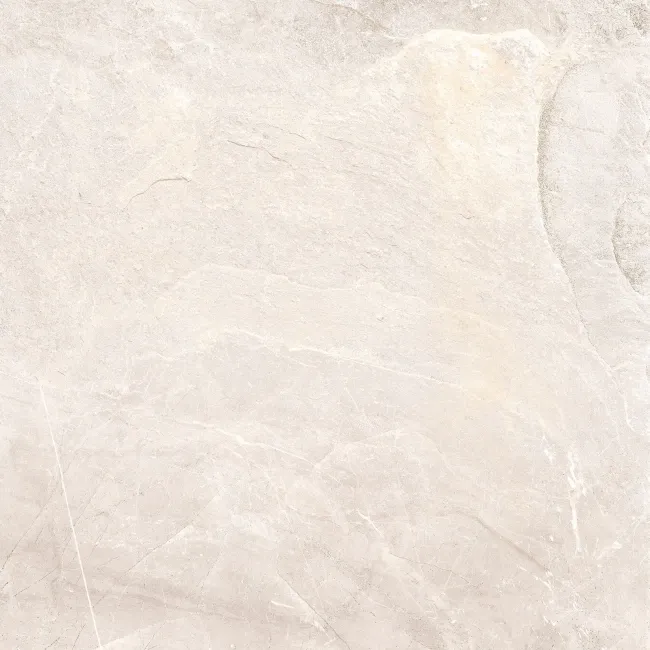 Tampa Ivory Stone Effect Matt Porcelain Tile 60.4x60.4cm