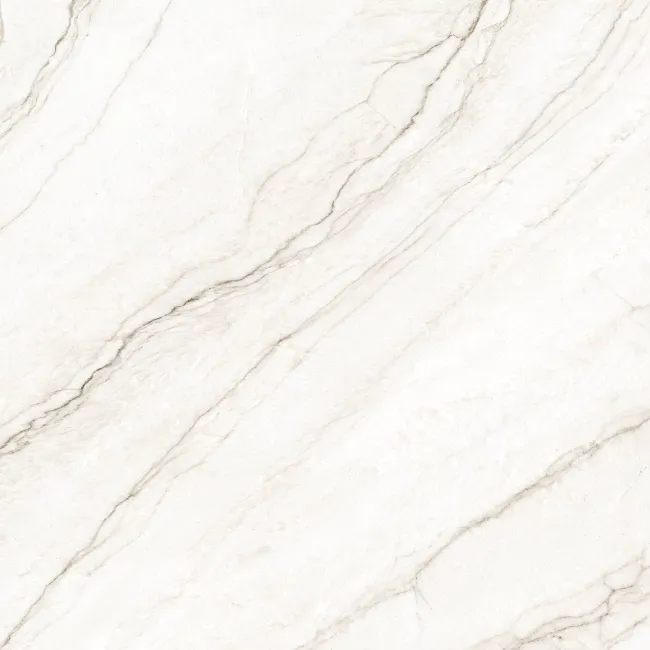 Barrow White Marble Effect Large Matt Porcelain Tile 120x120cm