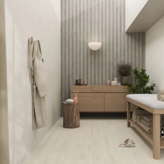 Retina White Concrete Effect Italian Large Matt Porcelain Tile 120x60cm