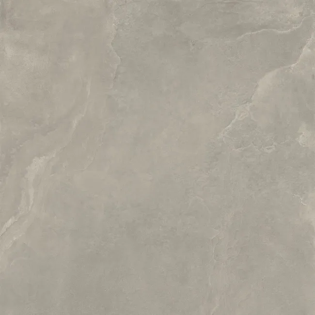 Azuma Rock Grey Stone Effect Italian Large Matt Porcelain Tile 120x120cm