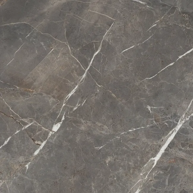 Collemandina Black Marble Effect Italian Large Honed Porcelain Tile 120x120cm