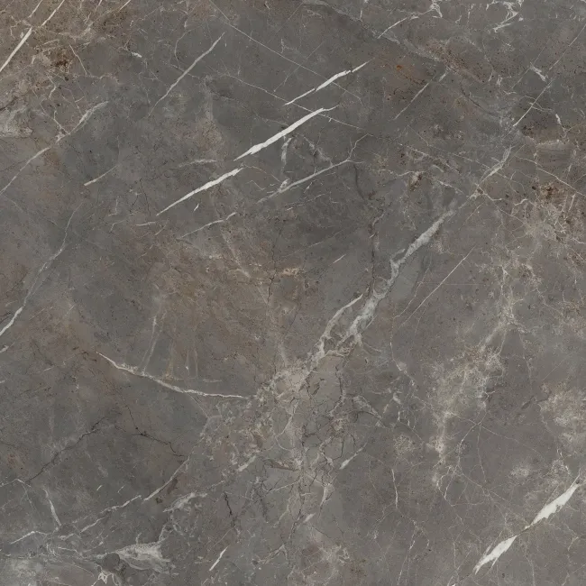 Collemandina Black Marble Effect Italian Large Honed Porcelain Tile 120x120cm