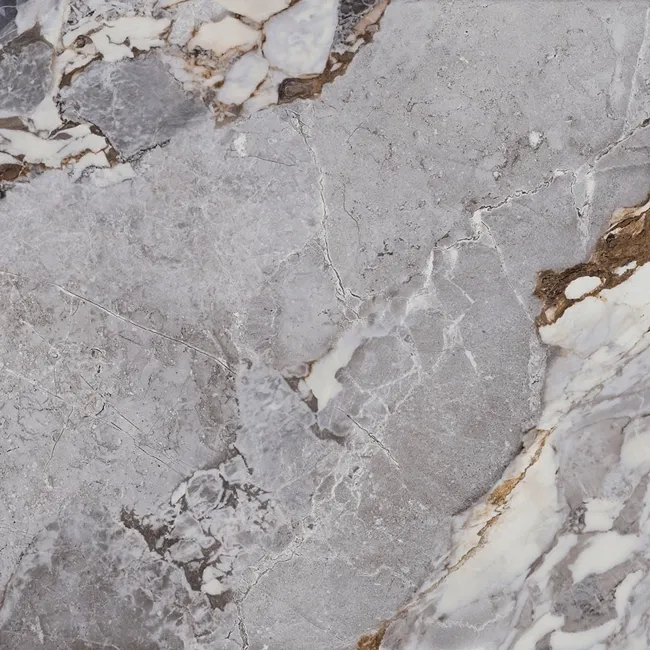 Unico Grey Marble Effect Italian Large Matt Porcelain Tile 120x120cm