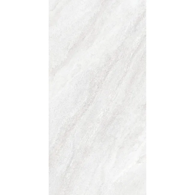 Strond Cloud White Marble Effect Large Matt Porcelain Tile 120x60cm