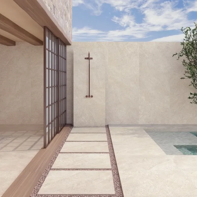 Piemonte Sand Stone Effect Large Anti Slip Porcelain Tile 120x60cm