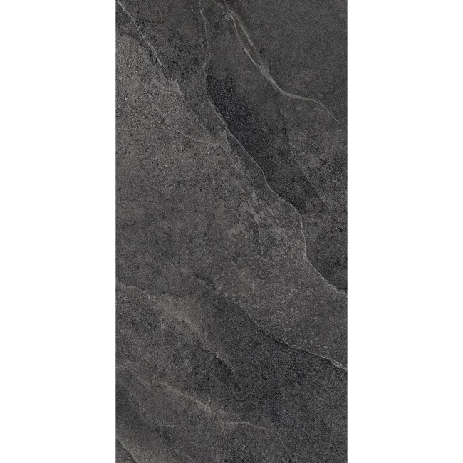 Alpen Graphite Slate Effect Matt Italian Porcelain Tile 60x30cm