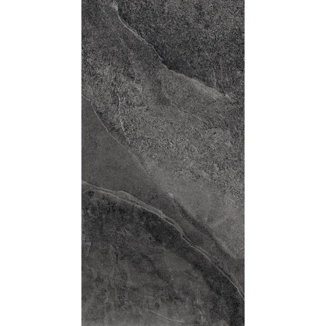 Alpen Graphite Slate Effect Matt Italian Porcelain Tile 60x30cm