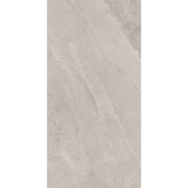 Alpen Grey Slate Effect Matt Italian Porcelain Tile 60x30cm