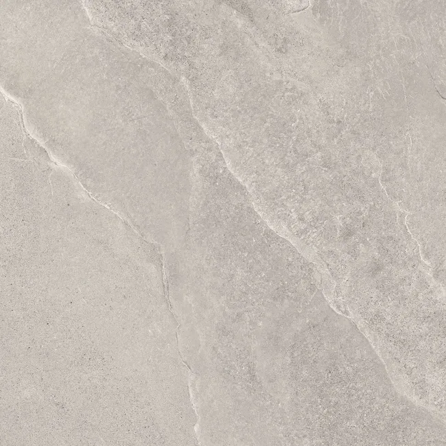 Alpen Grey Slate Effect Matt Italian Porcelain Tile 60x60cm