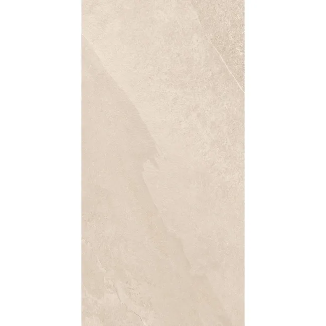 Alpen Beige Slate Effect Matt Italian Porcelain Tile 60x30cm