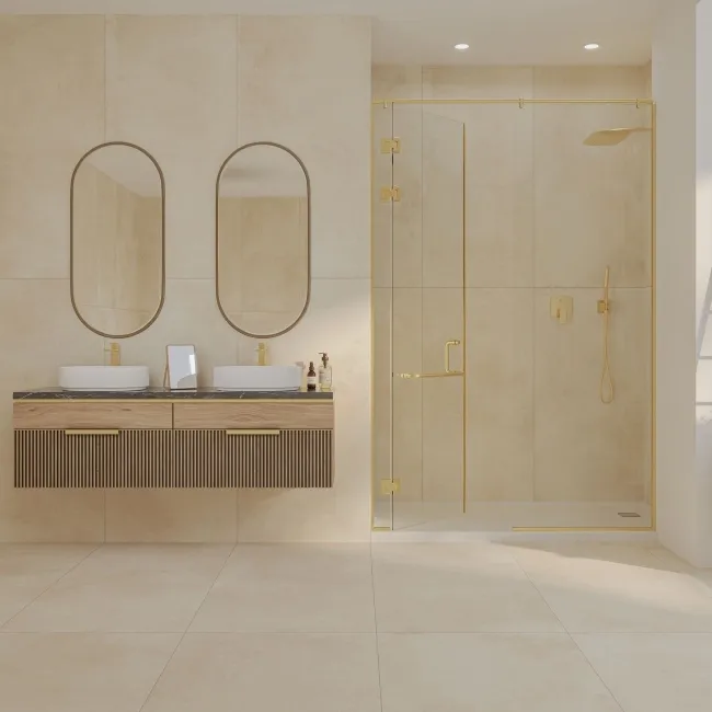 City Cream Concrete Effect Anti Slip Porcelain Tile 120x60cm