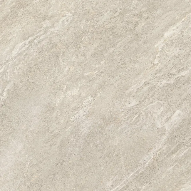 Strond Oat Beige Marble Effect Structured Matt Porcelain Tiles 100x100cm