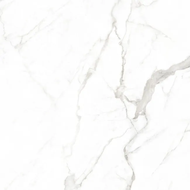 Lumier White Marble Effect Sturctured Matt Porcelain Tile 100x100cm