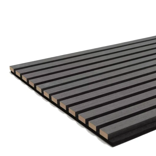 Trepanel® Noir Black Acoustic Wood Wall Panels