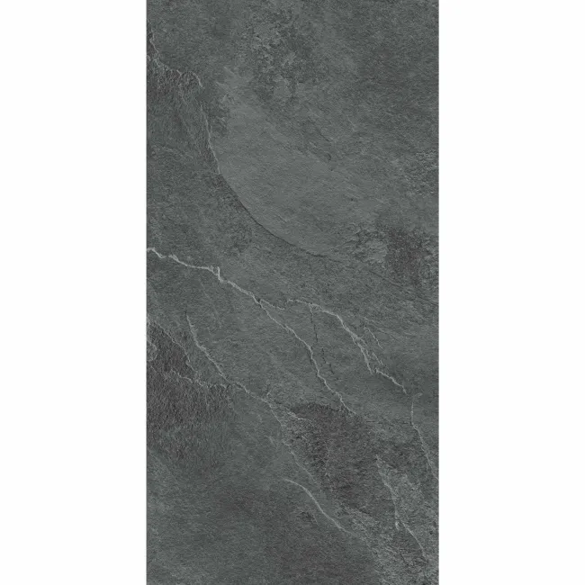 Colorado Anthracite Slate Effect Anti Slip Porcelain Tile 75x37cm